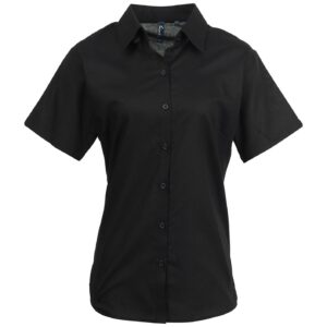 Premier Ladies Signature Short Sleeve Oxford Shirt