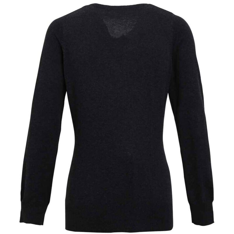 Premier Ladies Knitted Cotton Acrylic V Neck Sweater