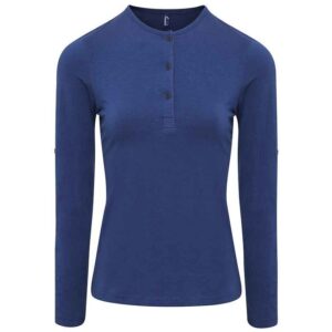 Premier Ladies Long John Roll Sleeve T-Shirt