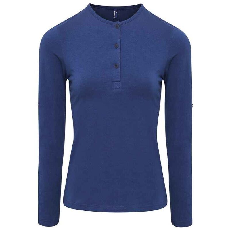 Premier Ladies Long John Roll Sleeve T-Shirt