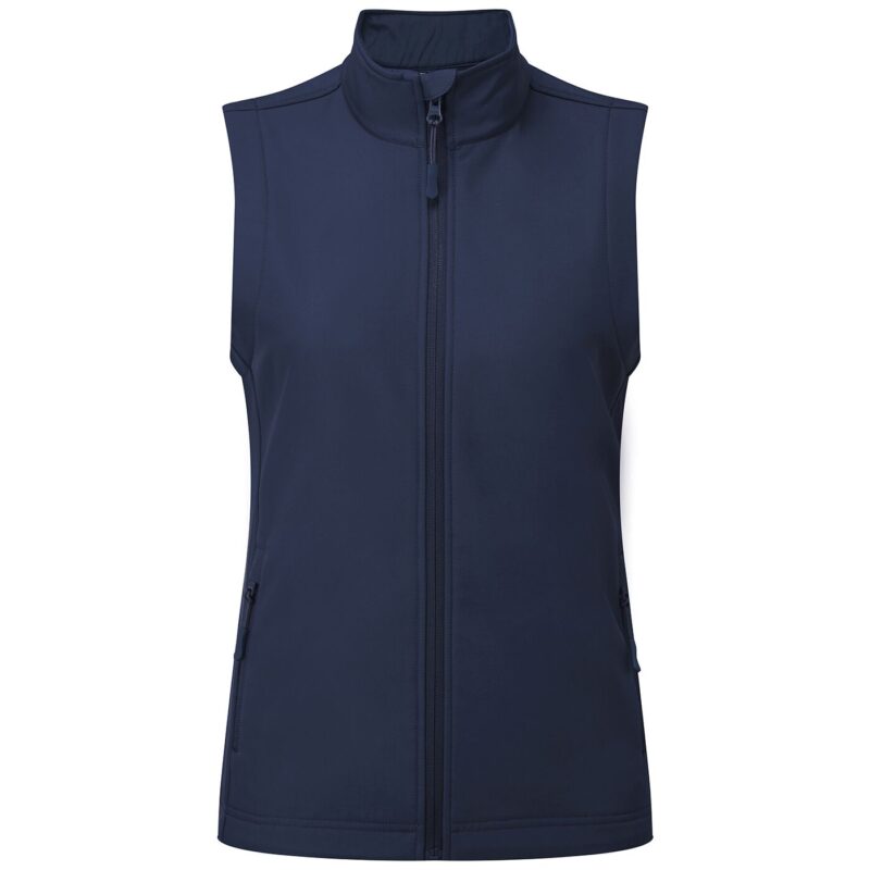 Premier Ladies Windchecker Recycled Printable Soft Shell Gilet