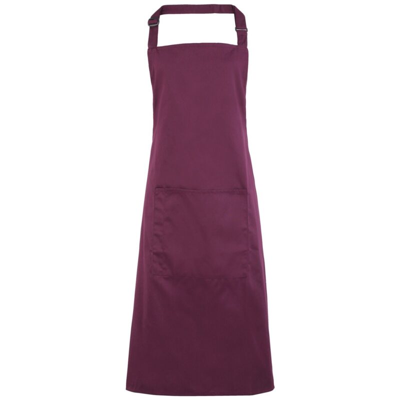 Premier 'Colours' Bib Apron with Pocket