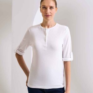 Premier Ladies Long John Roll Sleeve T-Shirt