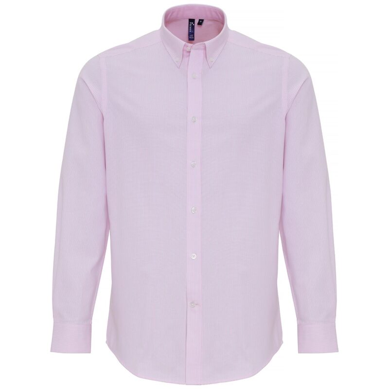 Premier Long Sleeve Striped Oxford Shirt