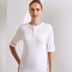 Premier Ladies Long John Roll Sleeve T-Shirt