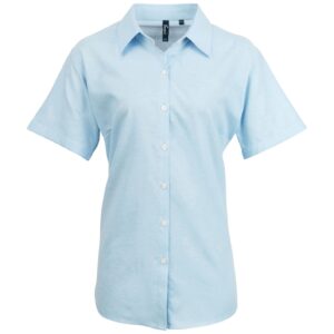 Premier Ladies Signature Short Sleeve Oxford Shirt