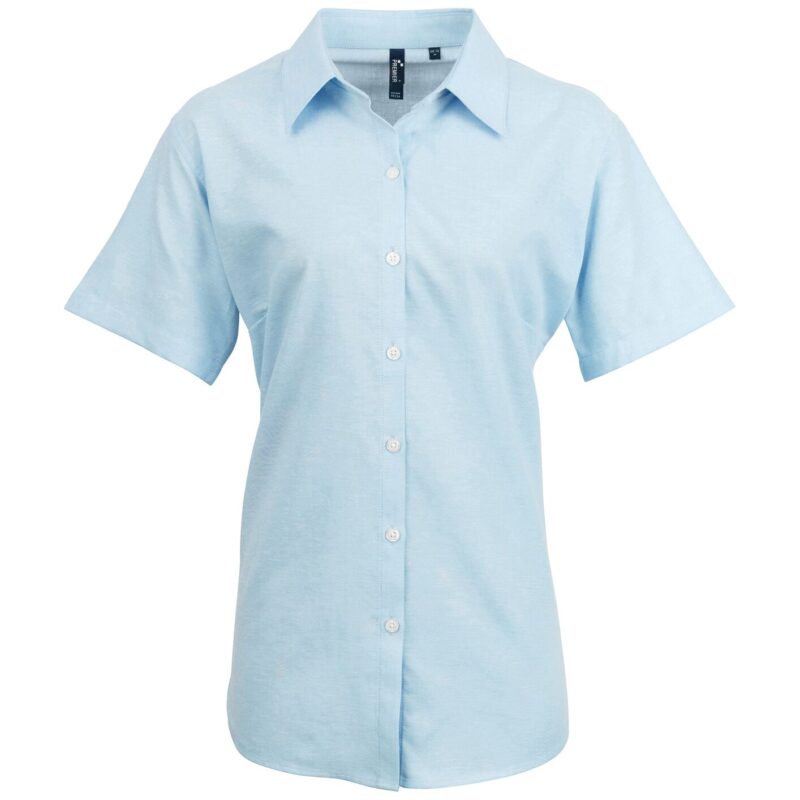 Premier Ladies Signature Short Sleeve Oxford Shirt