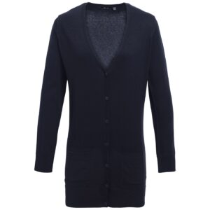 Premier Ladies Longline V Neck Cardigan