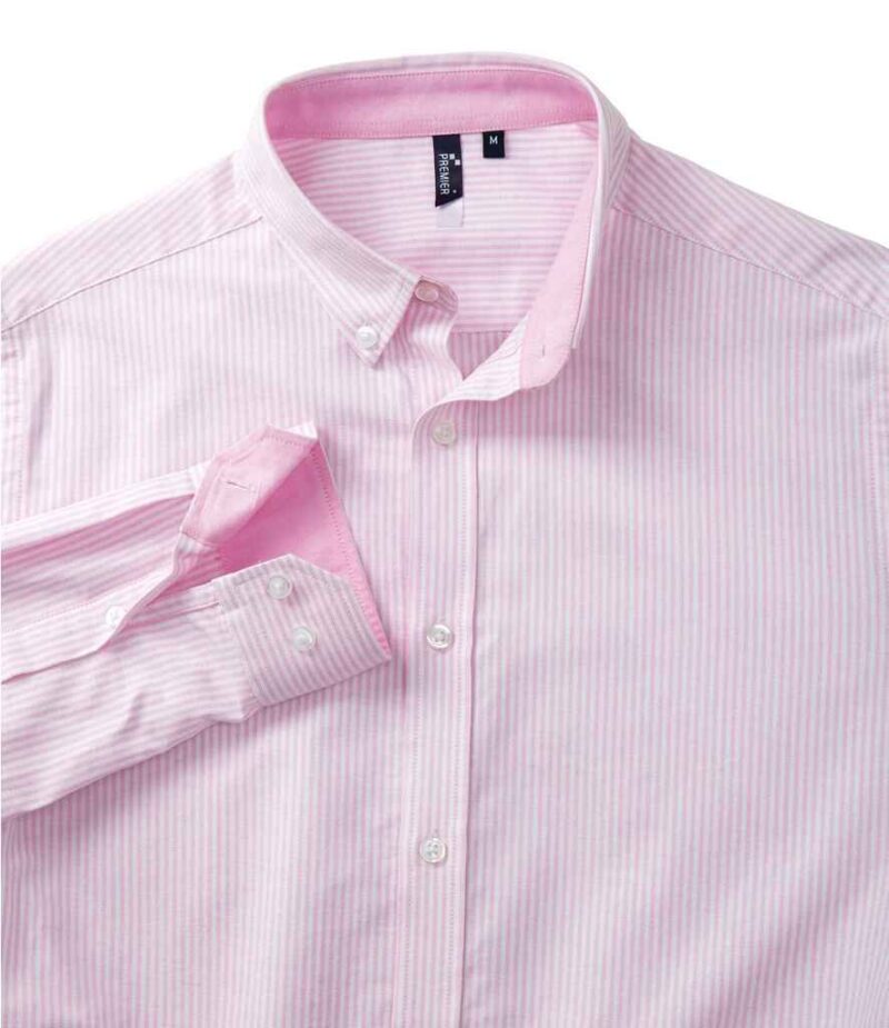 Premier Long Sleeve Striped Oxford Shirt