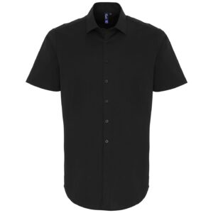 Premier Short Sleeve Stretch Fit Poplin Shirt