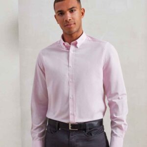 Premier Long Sleeve Striped Oxford Shirt