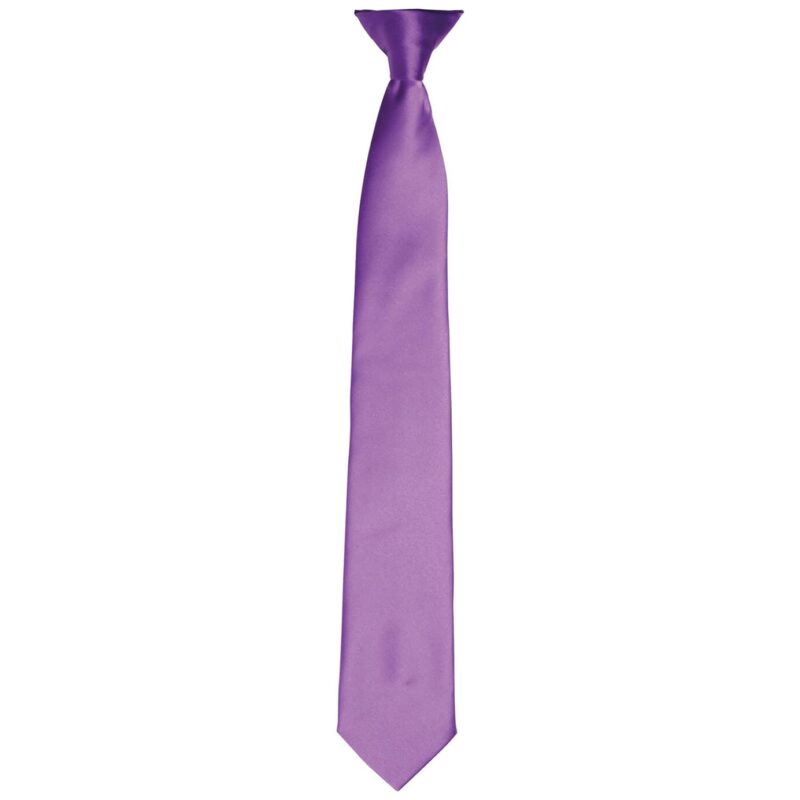 Premier 'Colours' Satin Clip Tie