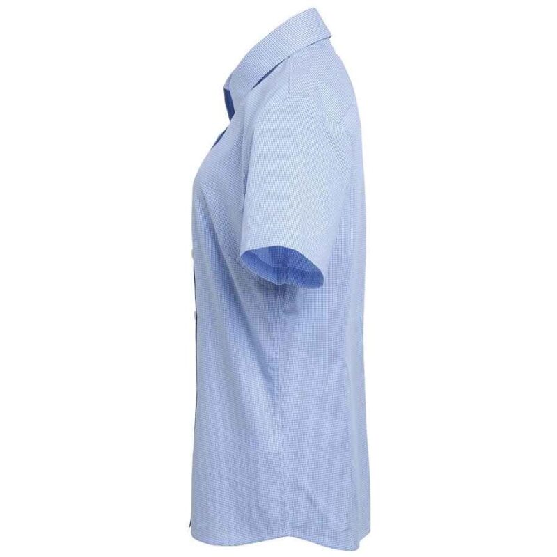 Premier Ladies Gingham Short Sleeve Shirt