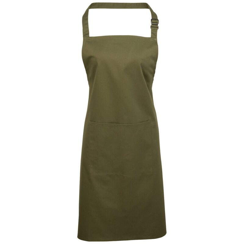 Premier 'Colours' Bib Apron with Pocket