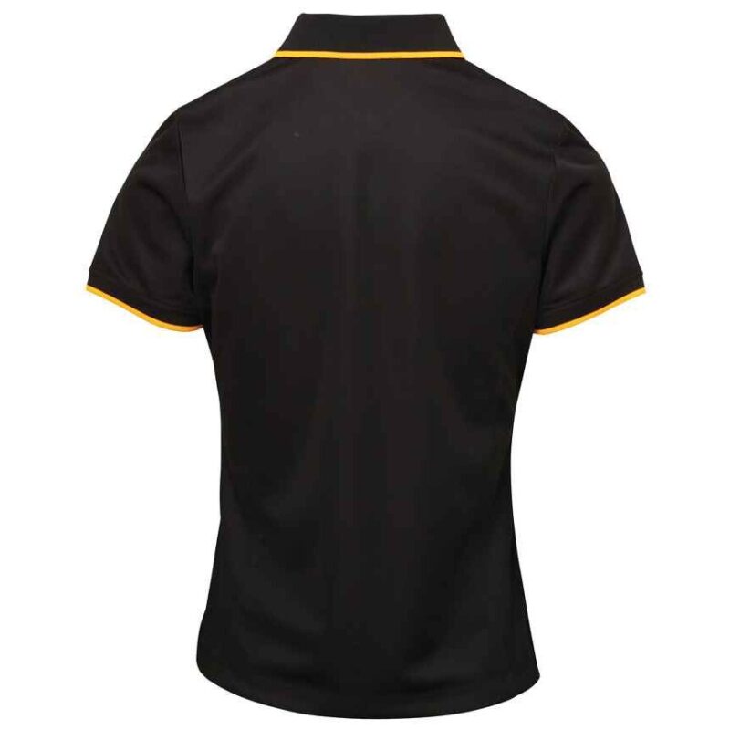 Premier Ladies Contrast Coolchecker Pique Polo Shirt