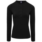 Premier Ladies Long John Roll Sleeve T-Shirt
