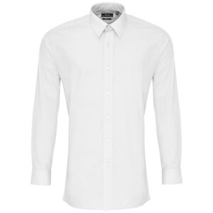 Premier Long Sleeve Fitted Poplin Shirt