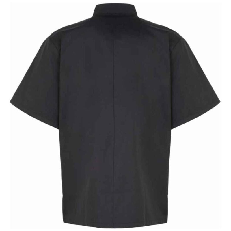 Premier Unisex Short Sleeve Stud Front Chef's Jacket