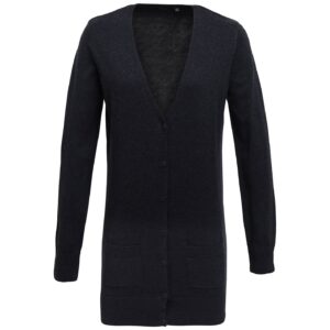 Premier Ladies Longline V Neck Cardigan