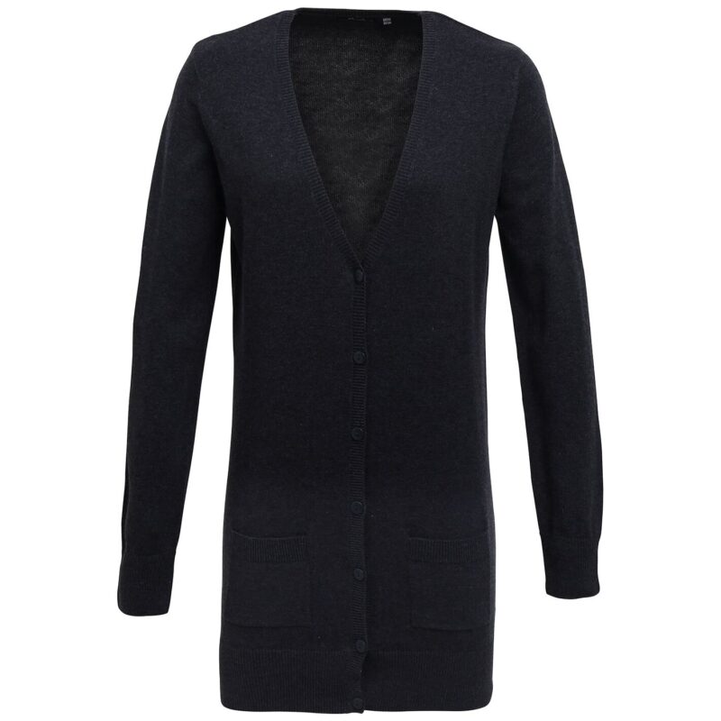 Premier Ladies Longline V Neck Cardigan