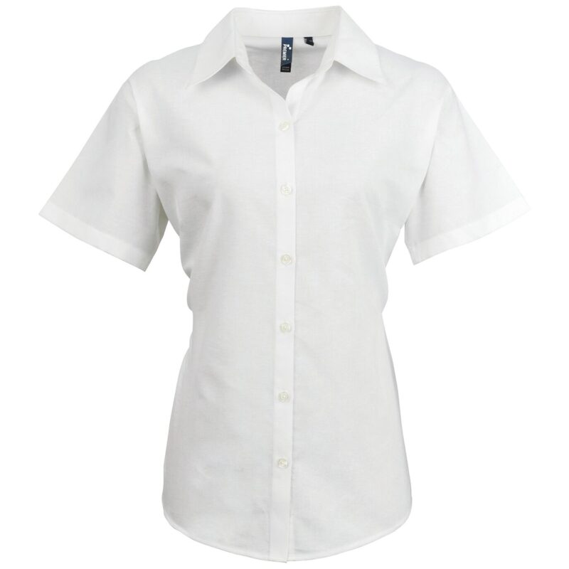 Premier Ladies Signature Short Sleeve Oxford Shirt