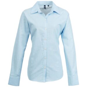 Premier Ladies Signature Long Sleeve Oxford Shirt