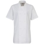 Premier Ladies Short Sleeve Chef's Jacket