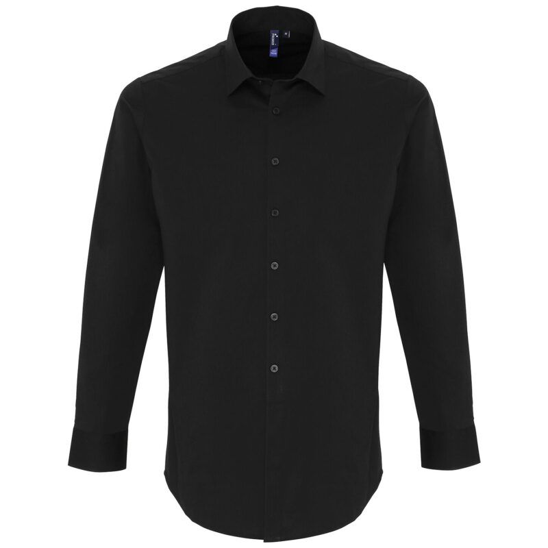 Premier Long Sleeve Stretch Fit Poplin Shirt