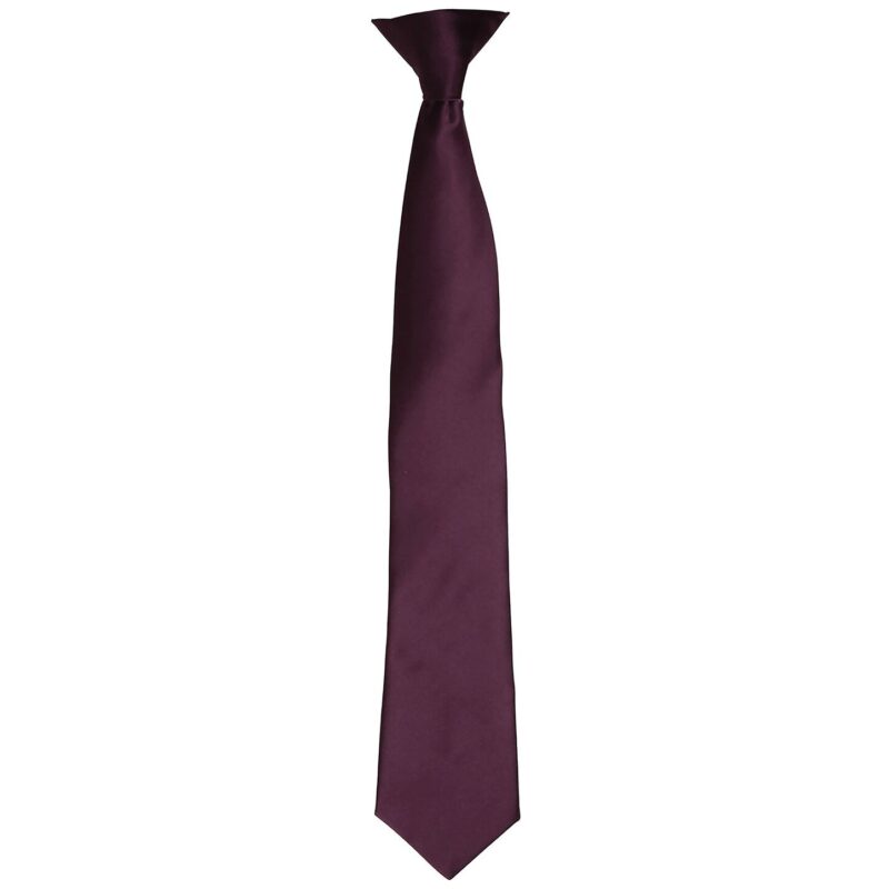Premier 'Colours' Satin Clip Tie