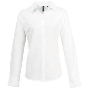 Premier Ladies Signature Long Sleeve Oxford Shirt