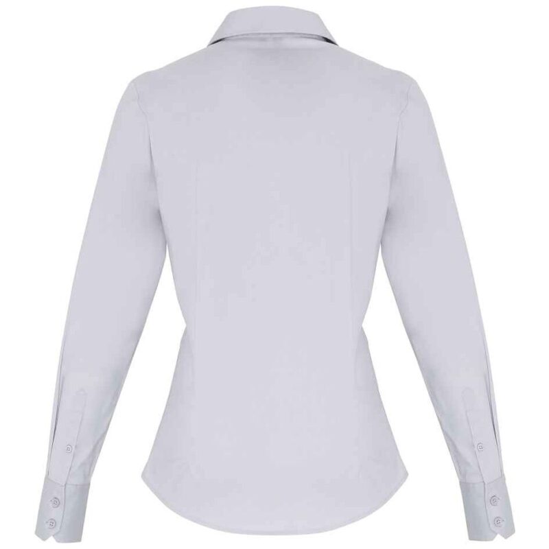 Premier Ladies Long Sleeve Stretch Fit Poplin Shirt