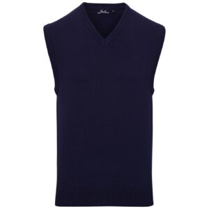Premier Sleeveless Cotton Acrylic V Neck Sweater