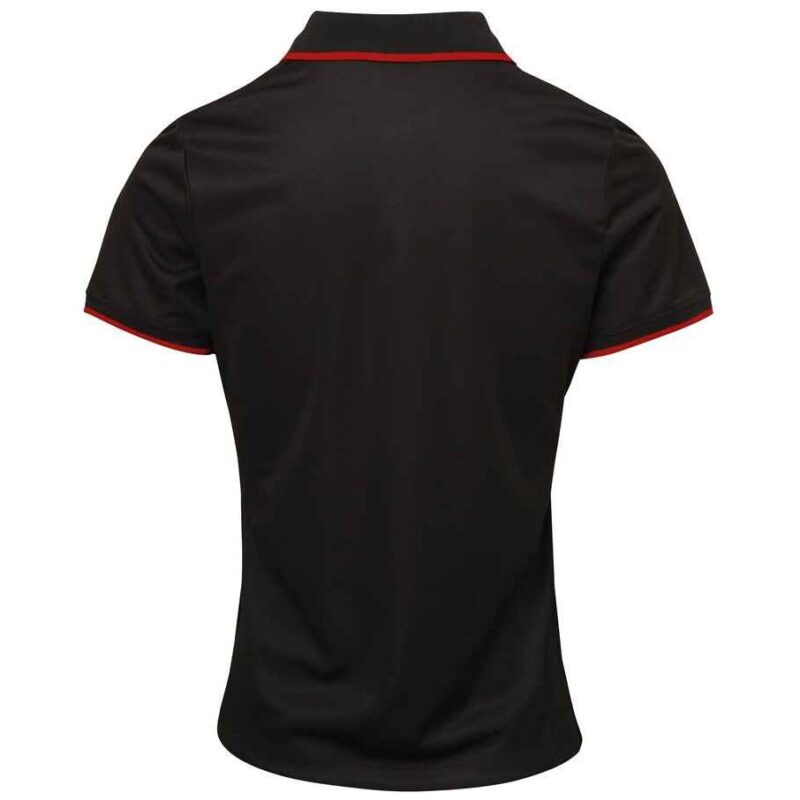 Premier Ladies Contrast Coolchecker Pique Polo Shirt
