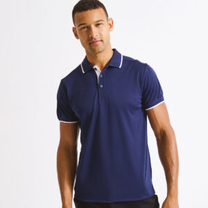 Premier Contrast Coolchecker Pique Polo Shirt