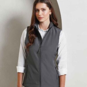 Premier Ladies Windchecker Recycled Printable Soft Shell Gilet