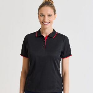 Premier Ladies Contrast Coolchecker Pique Polo Shirt