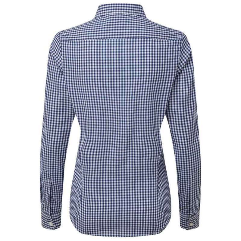 Premier Ladies Maxton Check Long Sleeve Shirt