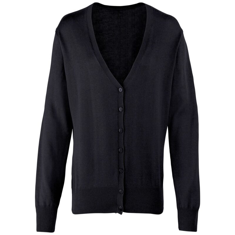 Premier Ladies Cotton Acrylic V Neck Cardigan