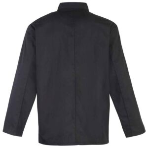 Premier Unisex Long Sleeve Stud Front Chef's Jacket