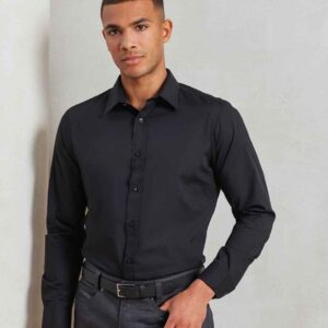 Premier Long Sleeve Fitted Poplin Shirt