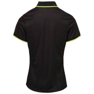 Premier Ladies Contrast Coolchecker Pique Polo Shirt