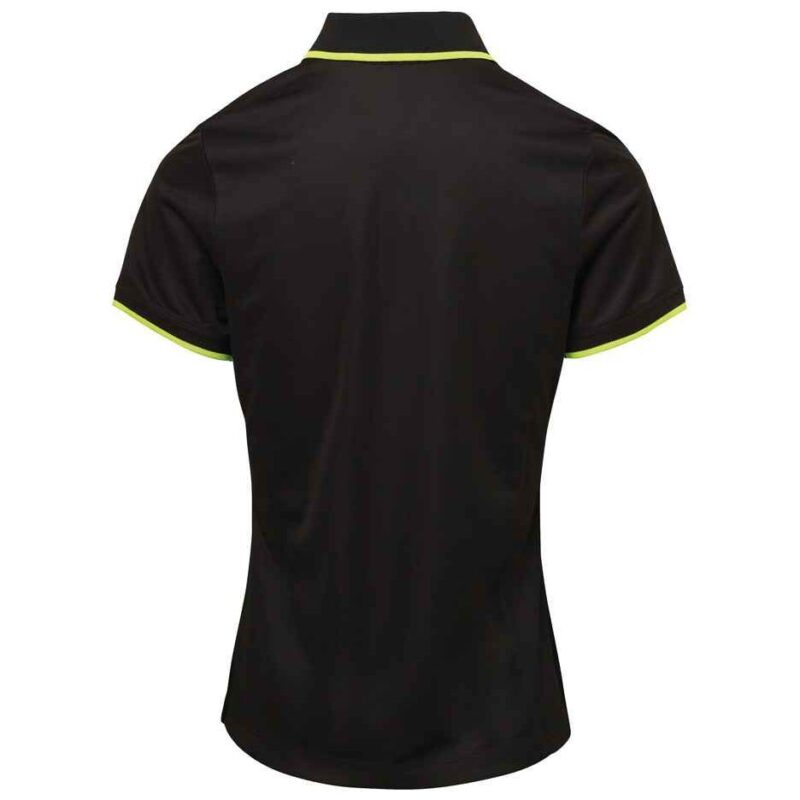 Premier Ladies Contrast Coolchecker Pique Polo Shirt