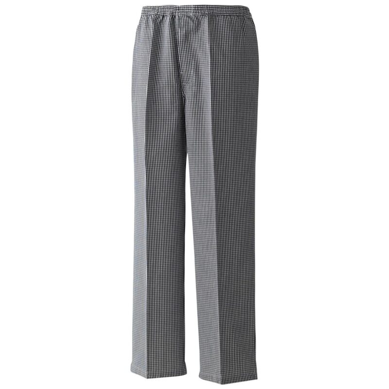 Premier Pull On Chef's Check Trousers
