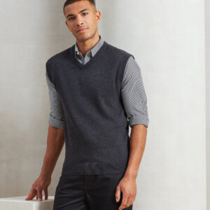 Premier Sleeveless Cotton Acrylic V Neck Sweater