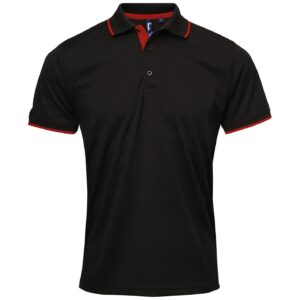 Premier Contrast Coolchecker Pique Polo Shirt