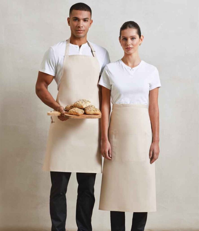 Premier 'Colours' Bib Apron with Pocket