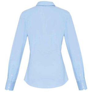 Premier Ladies Long Sleeve Stretch Fit Poplin Shirt