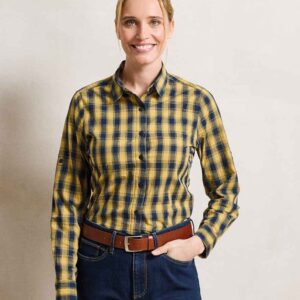 Premier Ladies Mulligan Check Long Sleeve Shirt