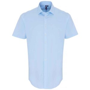 Premier Short Sleeve Stretch Fit Poplin Shirt