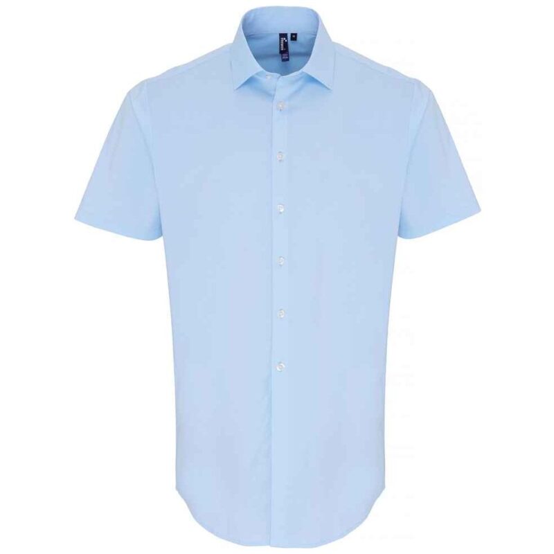Premier Short Sleeve Stretch Fit Poplin Shirt